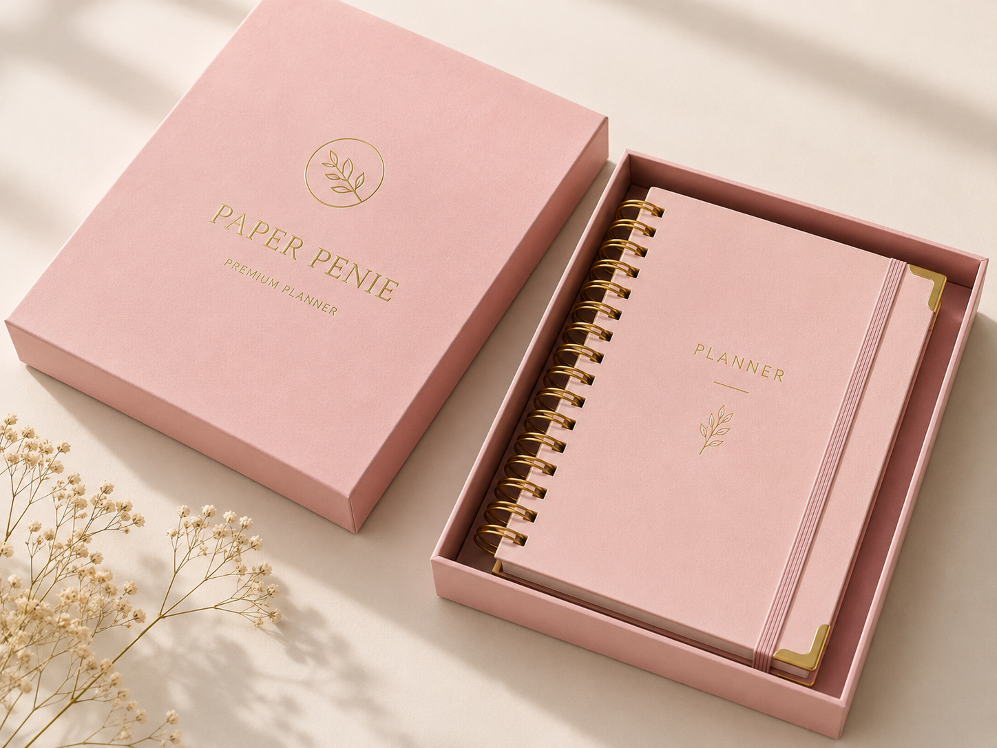 Coordinated planner and presentation box