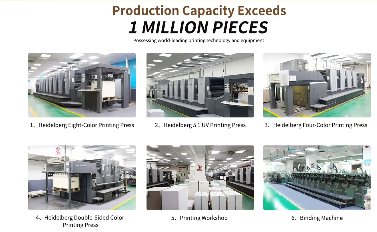 Heidelberg printing presses, the printing workshop and binding equipment